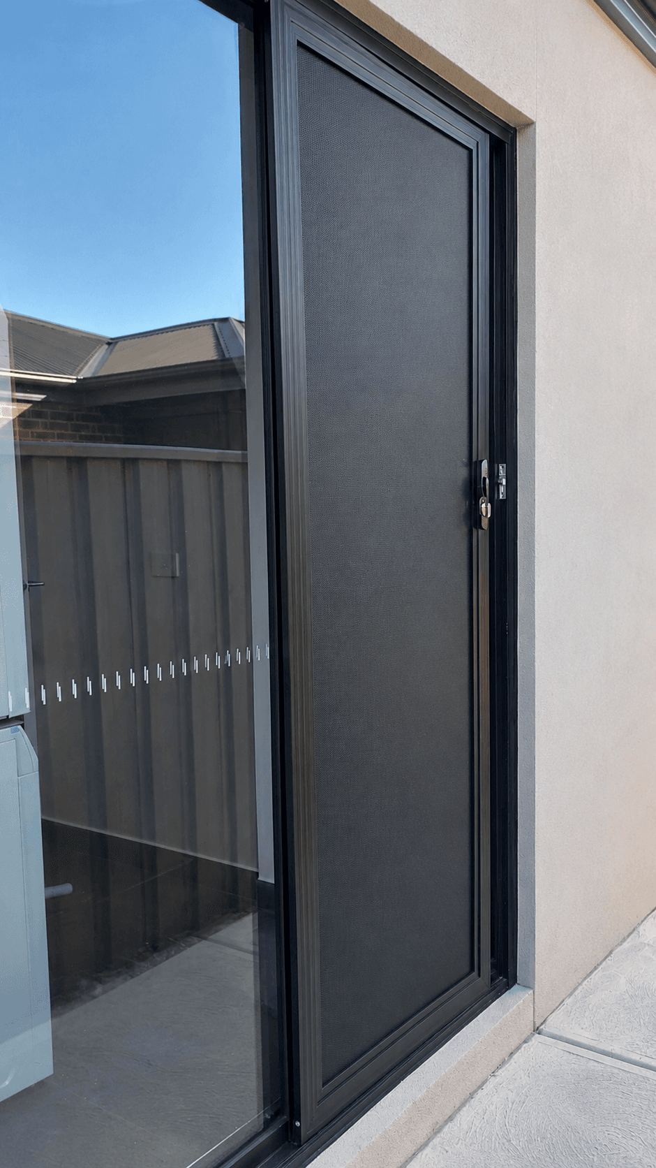 Sliding patio security door in Cranbourne, South East Melbourne